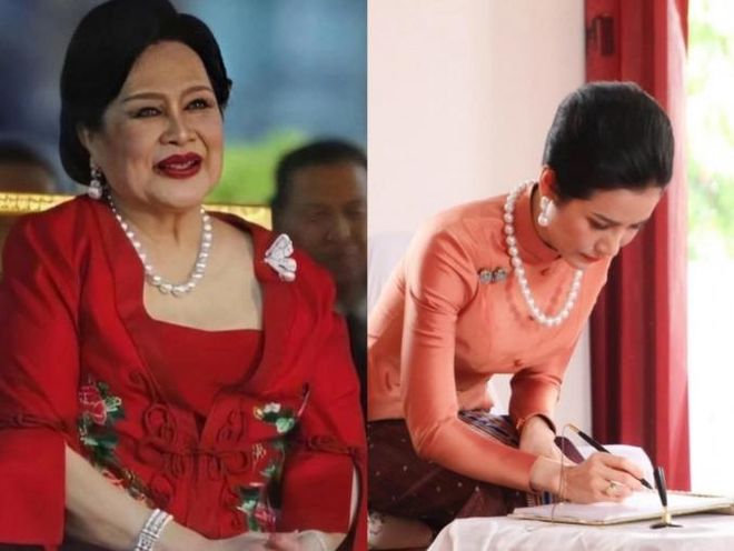 华诗妮娜重回泰王室舞台！开元棋牌苏提达八套造型访(图12)